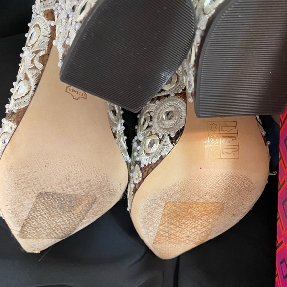 Tory Burch Francesca Roccia Python heels - Picture 8 of 12